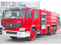 重汽后雙橋泡沫消防車