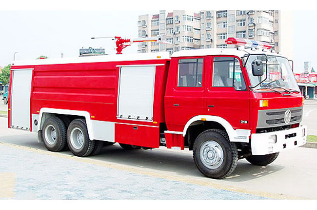 東風(fēng)后雙橋泡沫消防車左側(cè)展示圖片
