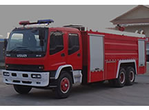 慶鈴五十鈴后雙橋泡沫消防車