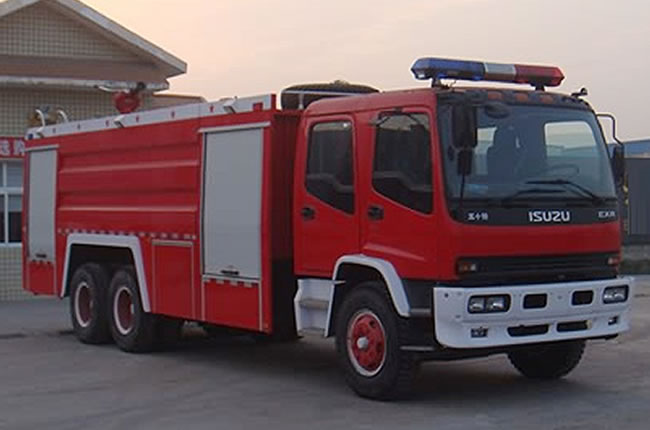 慶鈴五十鈴后雙橋泡沫消防車臉部圖片