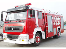 斯太爾單橋A類泡沫消防車