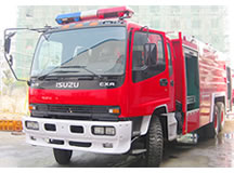 五十鈴后雙橋泡沫消防車