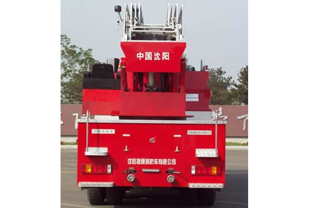SXT5250JXFYT30型云梯消防車尾部圖片