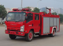 慶鈴五十鈴3-4方泡沫消防車