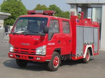 慶鈴五十鈴2-3方小型水罐消防車