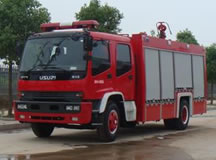 慶鈴五十鈴5-7方泡沫消防車(chē)