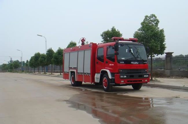 慶鈴五十鈴5-7方泡沫消防車(chē)