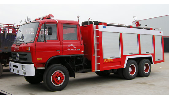 東風(fēng)后雙橋水罐消防車